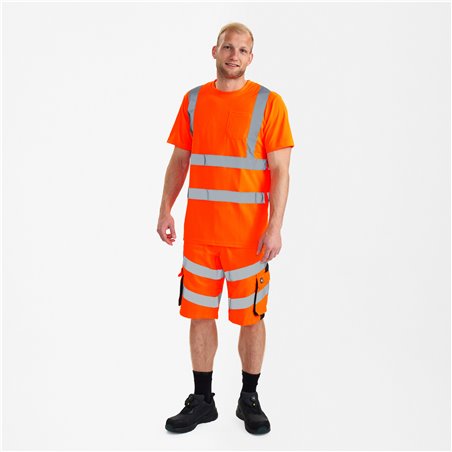 F.Engel T-shirt Safety avec poche poitrine-9541-151