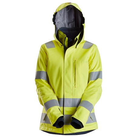 Snickers ProtecWork, Veste à capuche isolée pour femme, haute visibilité, Classe 3