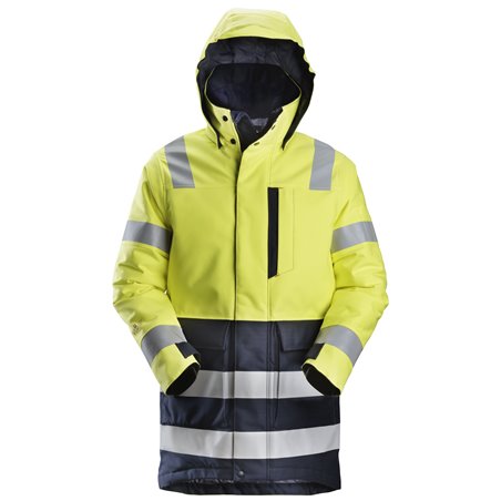 Snickers ProtecWork, Parka isolée, haute visibilité, Classe  3