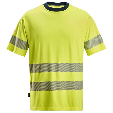Snickers ProtecWork, T-shirt à manches courtes, haute visibilité, Classe 3/2