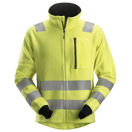 Snickers ProtecWork, Veste en fleece, haute visibilité, Classe 3