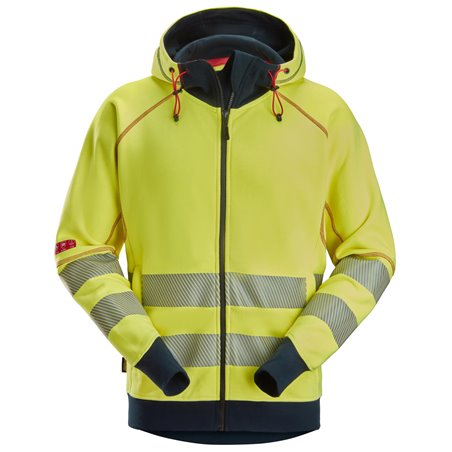Snickers ProtecWork, Sweat-shirt à capuche à fermeture à glissière pleine longueur, Classe 3/2