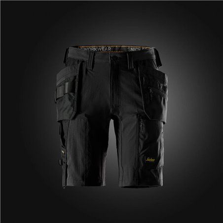 Snickers AllroundWork, Short en tissu extensible avec poches holster