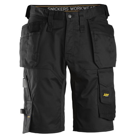 Snickers AllroundWork, Short en stretch avec poches holster, coupe large