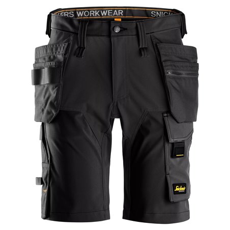 Snickers AllroundWork, Short en tissu extensible dans 4 directions avec poches holster