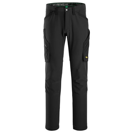 Snickers FlexiWork, Pantalon entièrement extensible sans poches pour genouillères