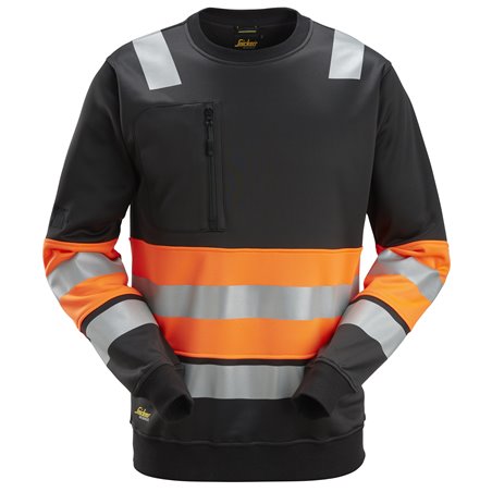 Snickers Sweat-shirt haute visibilité, Classe 1