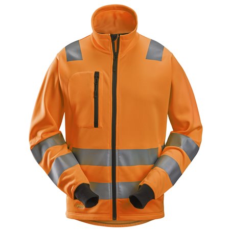Snickers AllroundWork, Veste entièrement zippée, haute visibilité, Classe 2/3
