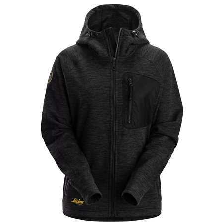 Snickers FlexiWork, Sweat-shirt à capuche pour femme, entièrement zippé