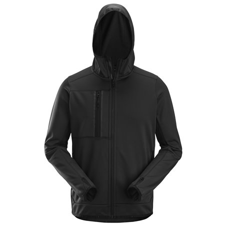 Snickers AllroundWork, Sweat-shirt à capuche en polaire avec fermeture à glissière pleine longueur
