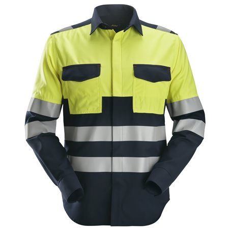 Snickers ProtecWork, Chemise de soudeur manches longues haute visibilité, Classe 1