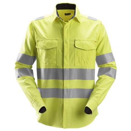 Snickers ProtecWork, Chemise de soudeur manches longues haute visibilité, Classe 3