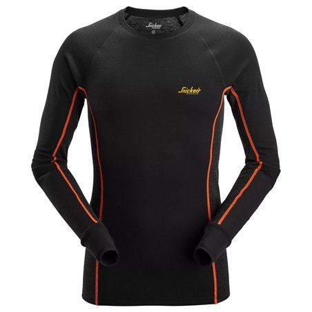 Snickers Haut Stay Warm en laine de mérinos - couche de base