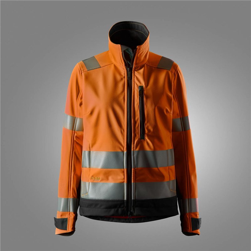 Snickers Veste Softshell pour Femme, Haute Visibilité, Classe 2/3