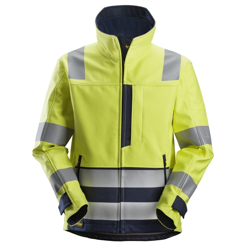 Snickers ProtecWork, Veste Softshell, Haute Visibilité, Classe 3