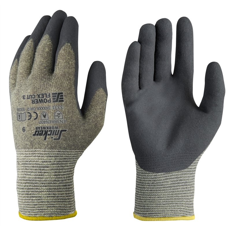 Snickers Gants Power FLex Cut 3