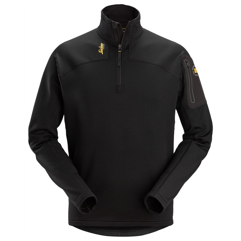 Snickers Veste Semi-zippée en Polaire Thermal Body Mapping