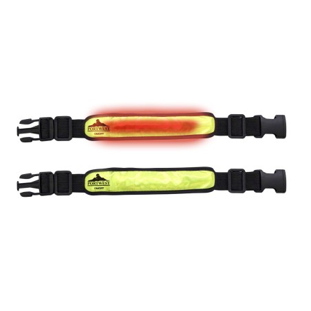 Portwest Brassard réfléchissant lumineux cligotant