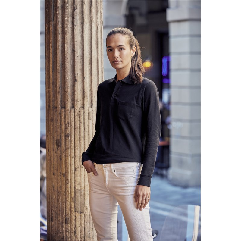 Basic Polo Pocket L/S