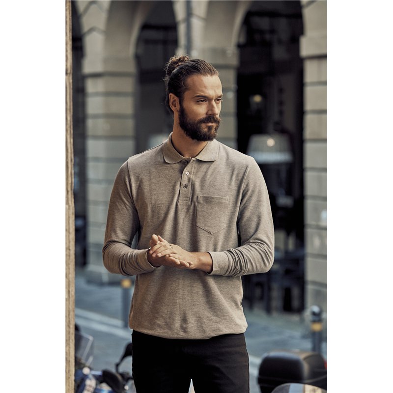 Basic Polo Pocket L/S