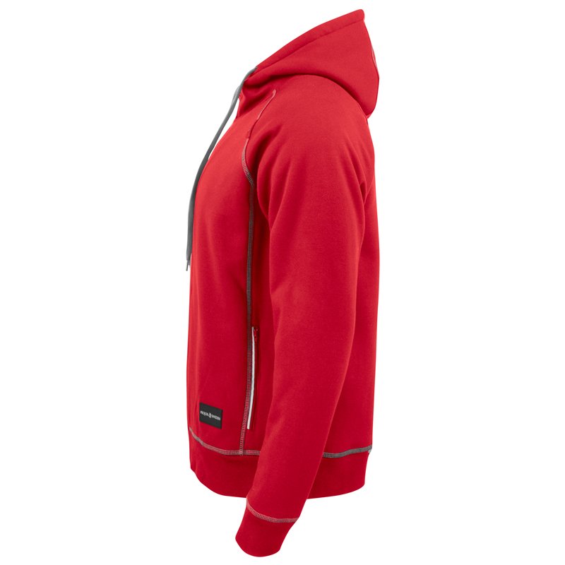 Veste Sweat-Shirt à Capuche Plus Épais avec Coutures Contrastantes