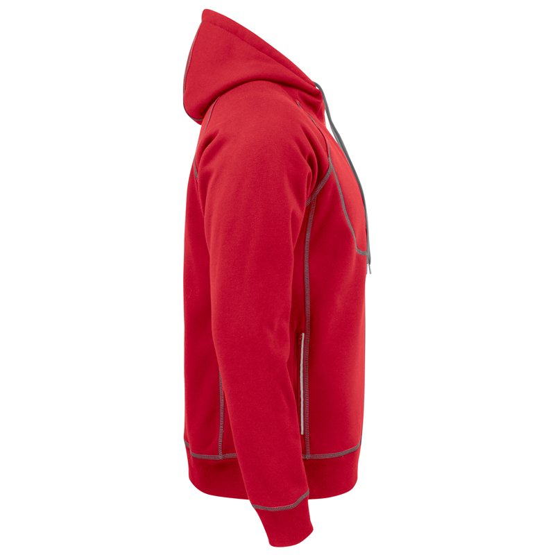 Veste Sweat-Shirt à Capuche Plus Épais avec Coutures Contrastantes