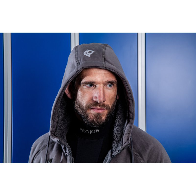 Veste Sweat-Shirt à Capuche Plus Épais avec Coutures Contrastantes