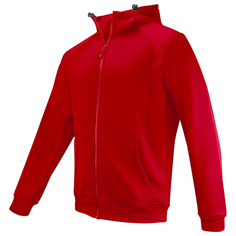 Veste à Capuche Zip Intégral avec Éléments Contrastants