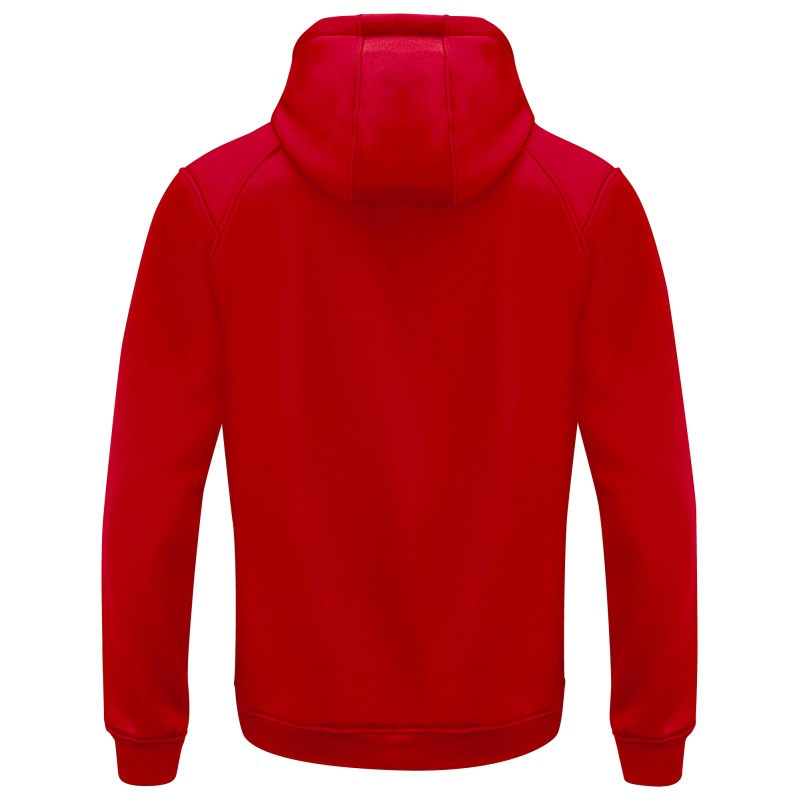 Veste à Capuche Zip Intégral avec Éléments Contrastants
