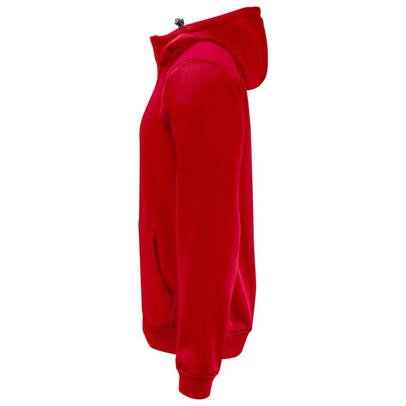 Veste à Capuche Zip Intégral avec Éléments Contrastants