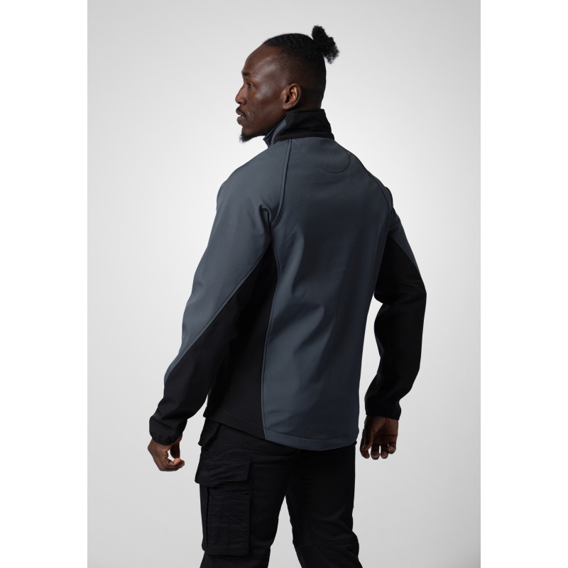 Veste Softshell avec Éléments Contrastants