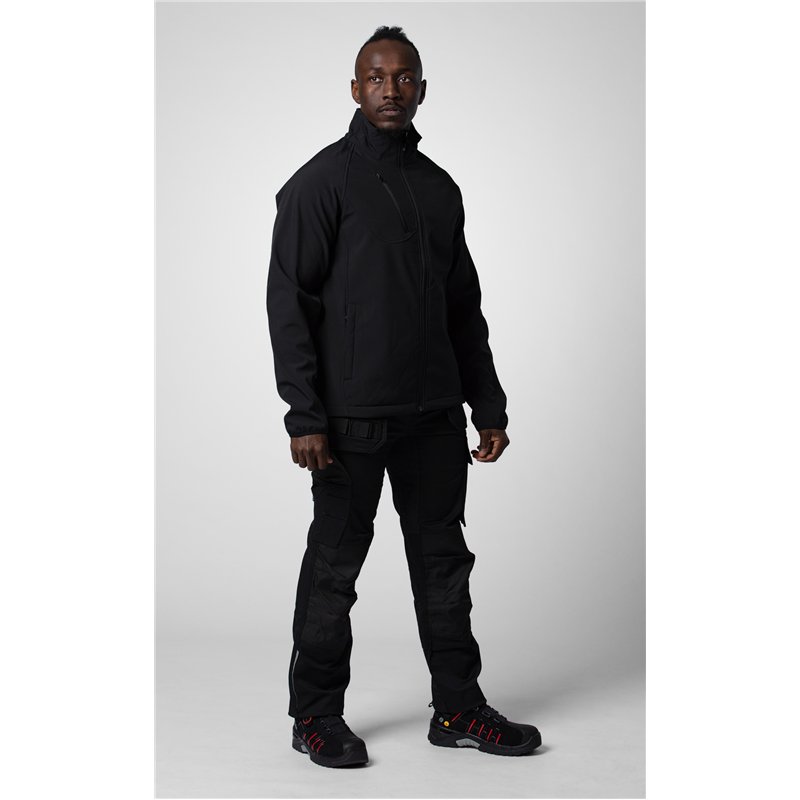 Veste Softshell avec Éléments Contrastants