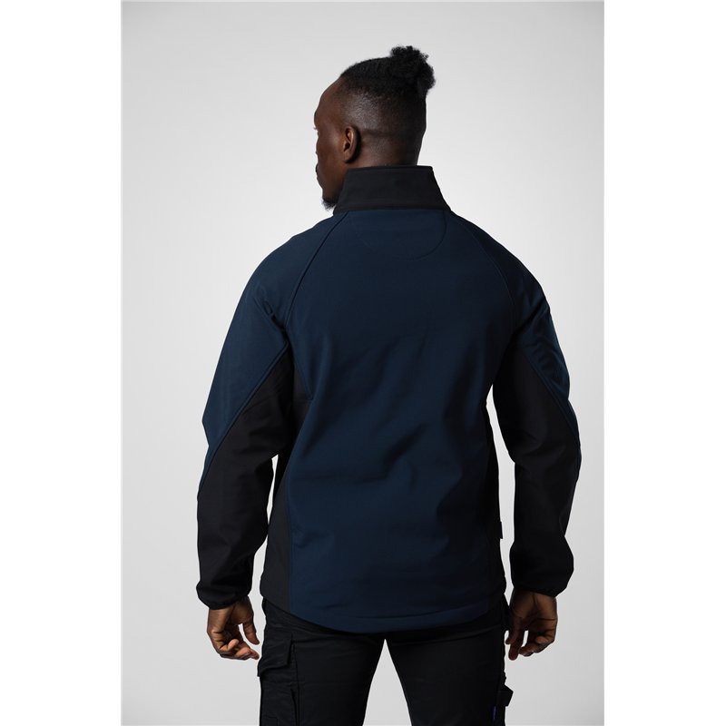 Veste Softshell avec Éléments Contrastants