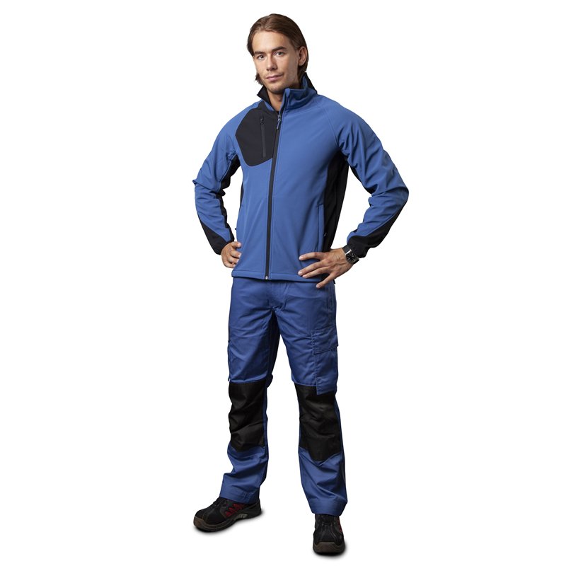 Veste Softshell avec Éléments Contrastants