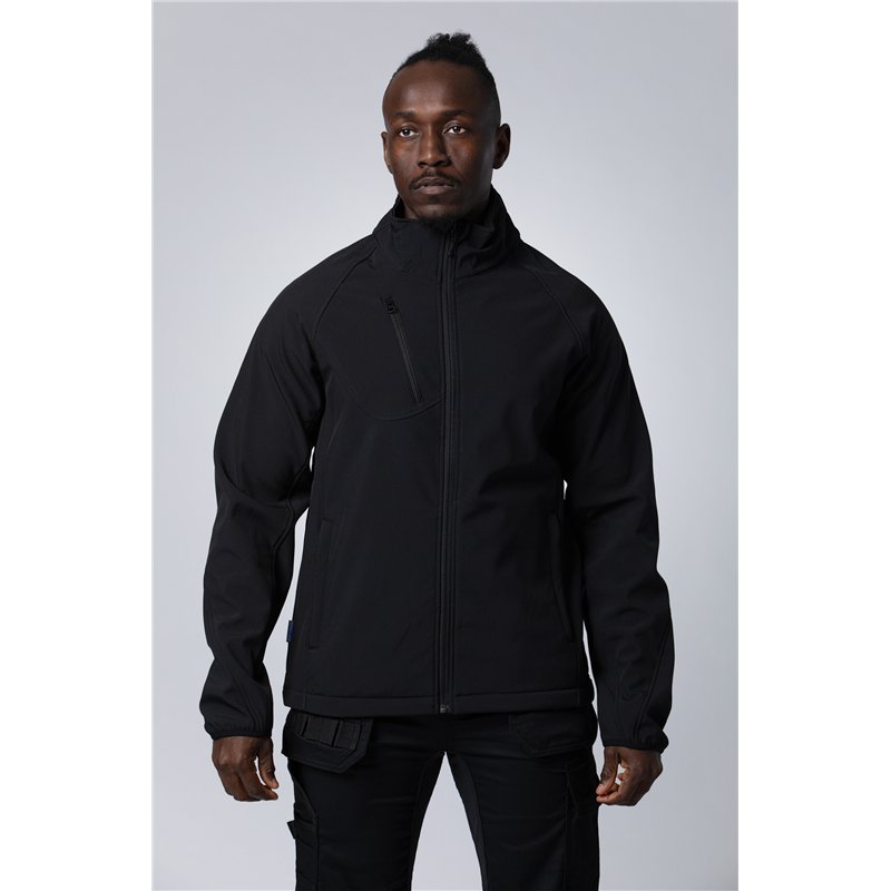 Veste Softshell avec Éléments Contrastants