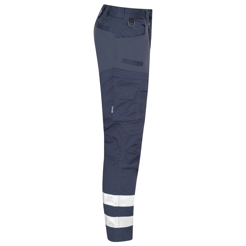 Pantalon de Travail Stretch à Bandes Réfléchissantes