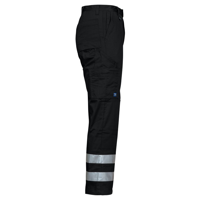 Pantalon de Travail à Bandes Réfléchissantes Coupe Droite