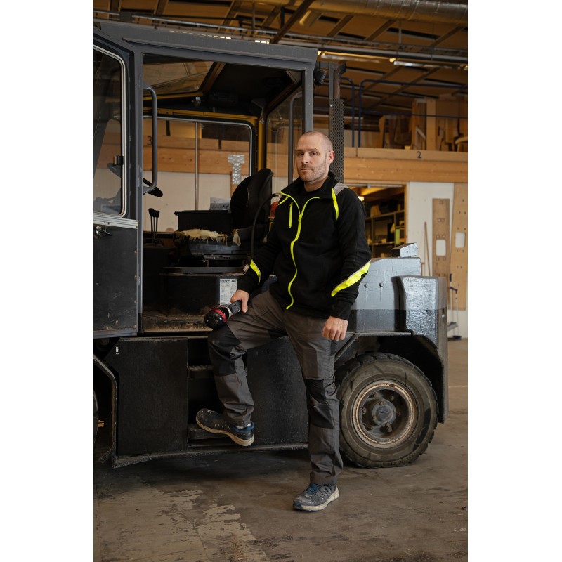 Pantalon de Travail avec Empiècements Stretch Coupe Moderne