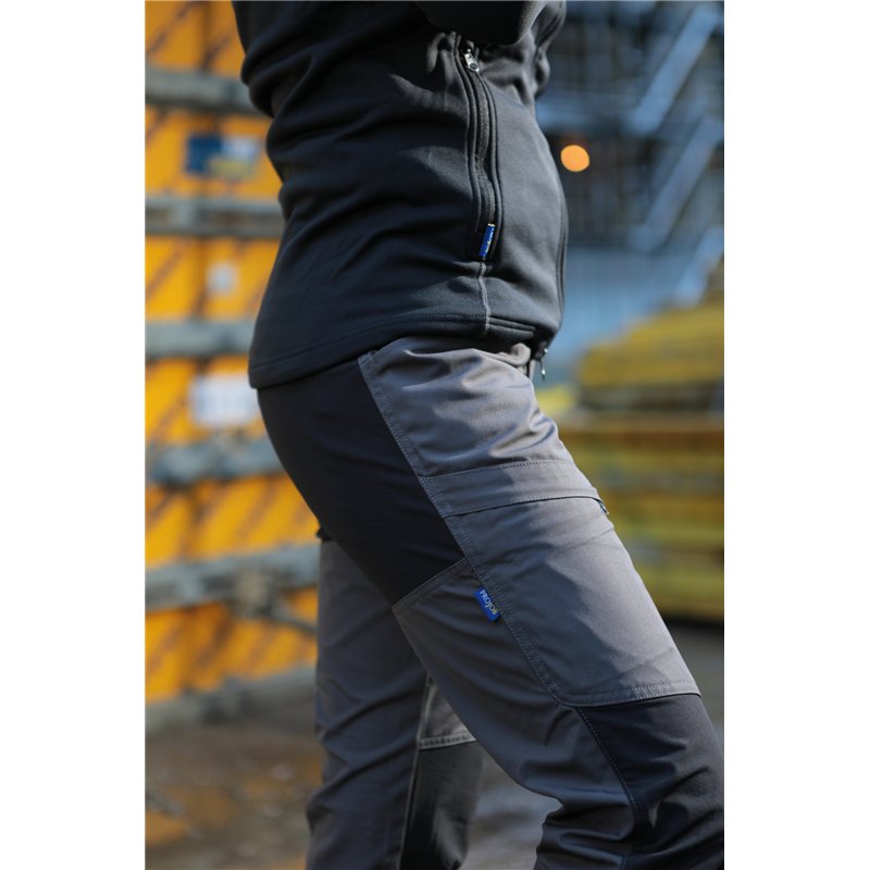 Pantalon de Travail Femme avec Empiècements Stretch Coupe Moderne