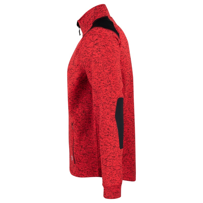 Veste Polaire Aspect Chiné