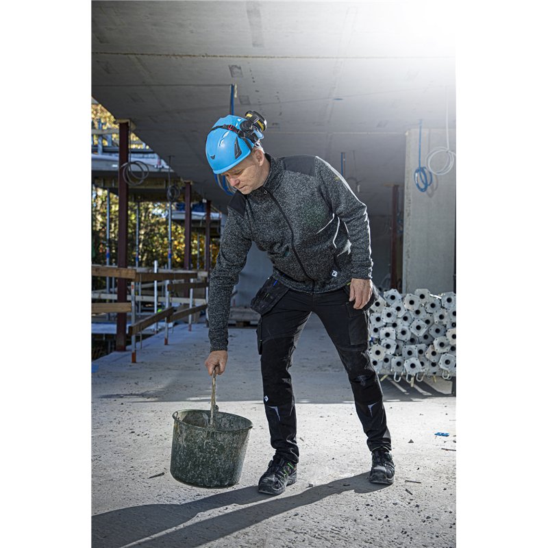 Veste Polaire Aspect Chiné
