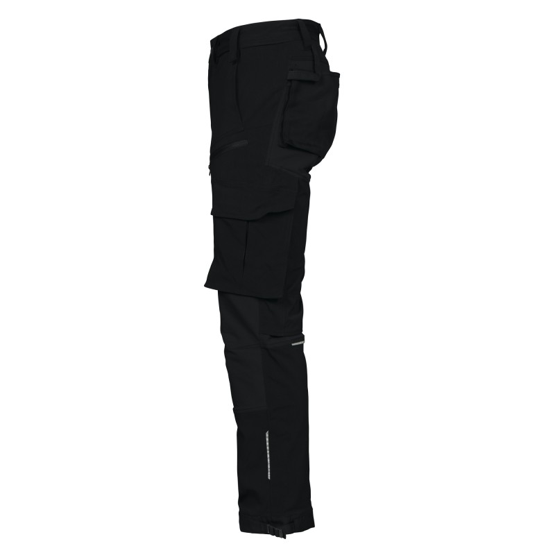 Pantalon de Travail Élastique avec Renfort aux Genoux Coupe Moderne