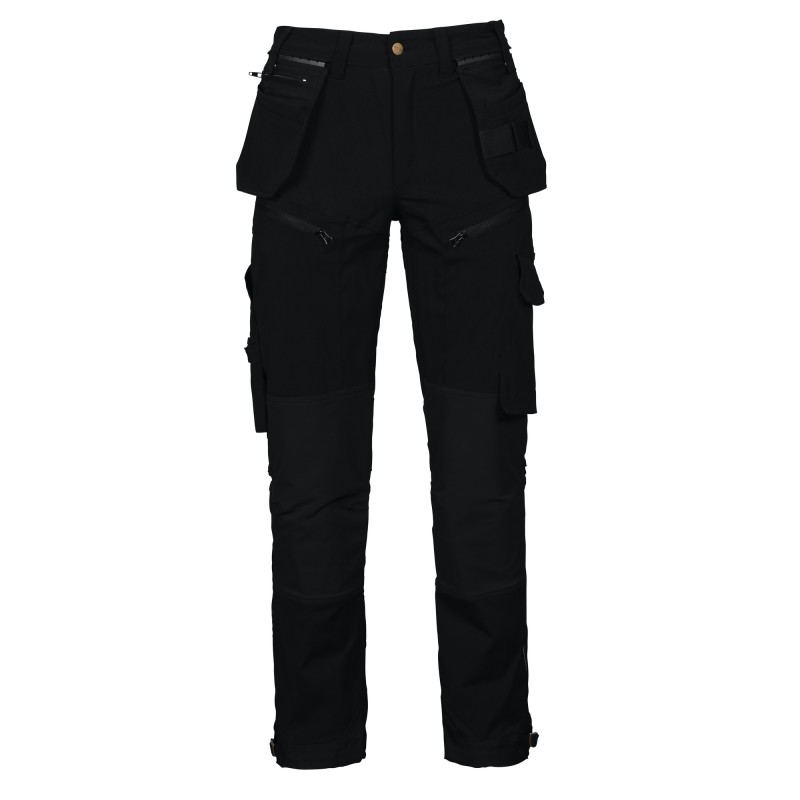 Pantalon de Travail Élastique avec Renfort aux Genoux Coupe Moderne