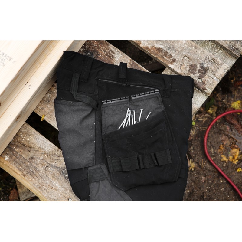 Pantalon de Travail avec Amovibles Poches Flottantes Coupe Moderne