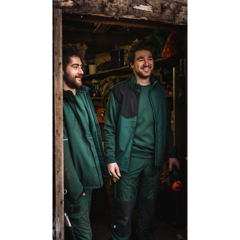 Gilet Softshell avec Éléments Contrastants