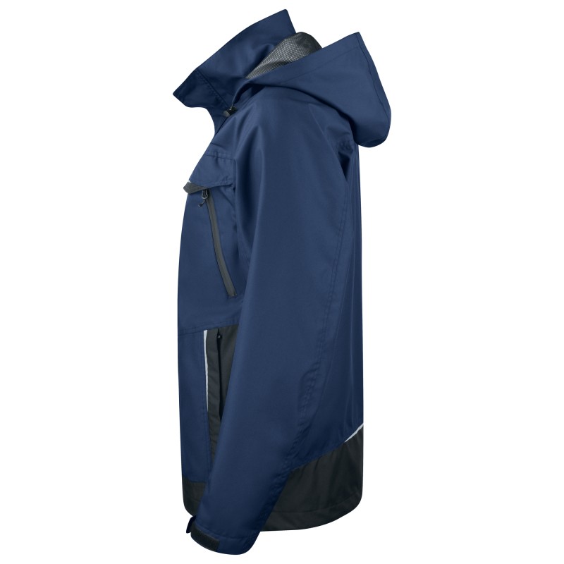 Veste de Pluie Coupe-Vent et Imperméable avec Éléments Contrastants