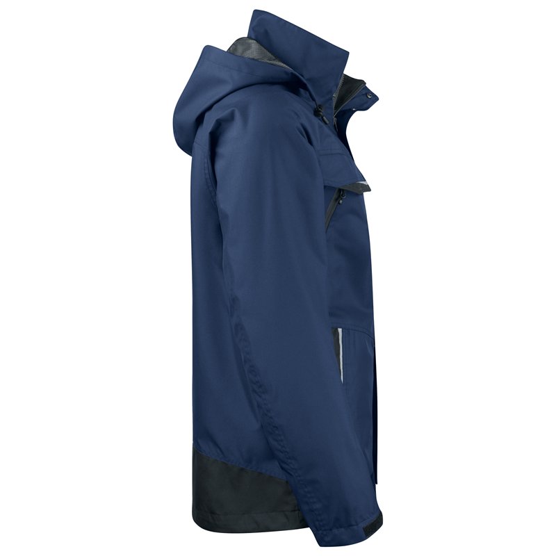 Veste de Pluie Coupe-Vent et Imperméable avec Éléments Contrastants