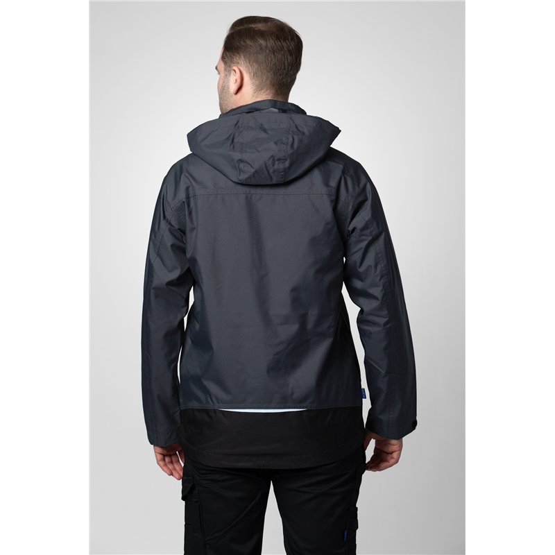 Veste de Pluie Coupe-Vent et Imperméable avec Éléments Contrastants