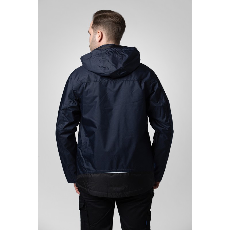 Veste de Pluie Coupe-Vent et Imperméable avec Éléments Contrastants