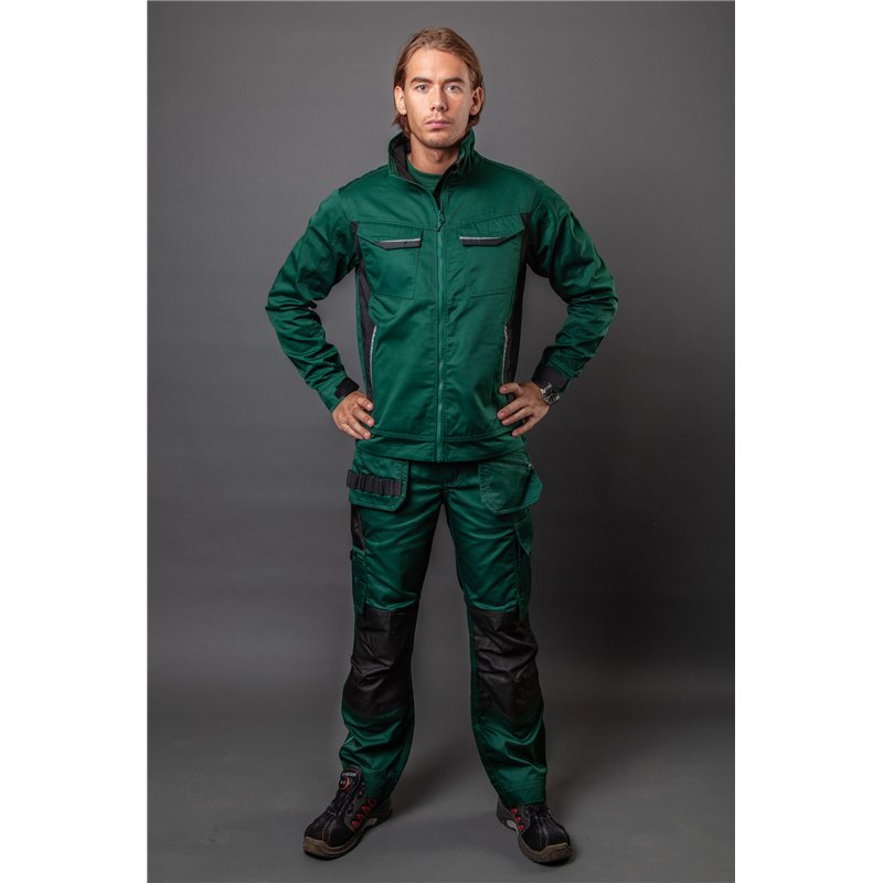 Veste Service avec Éléments Contrastants